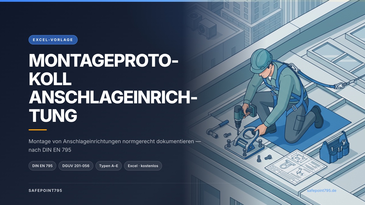 Vorschau: Montageprotokoll Anschlageinrichtung